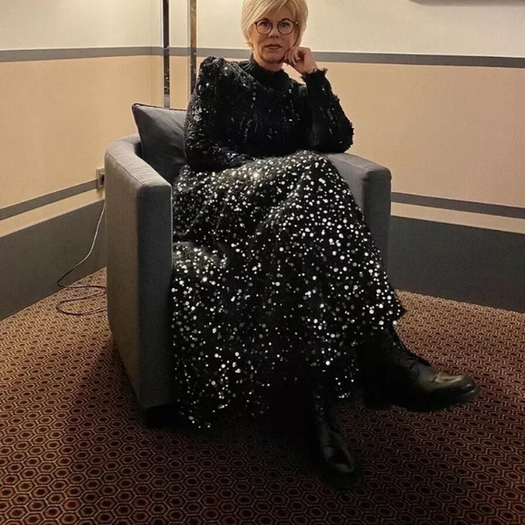 Zara Pearl and Sequin Maxi Skirt - Picture 4 of 6